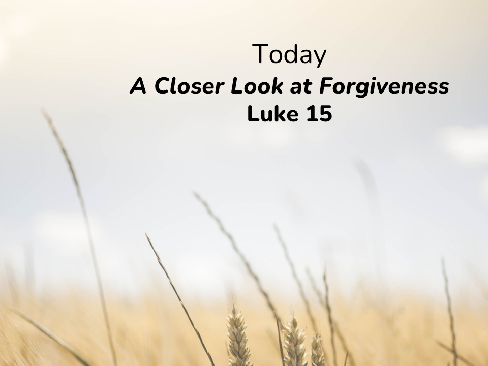 Sermon: Stand alone on forgiveness